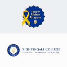 Pin By Nightingale College On Recognitions Memberhips Financial Aid Nursing School Yellow Ribbon