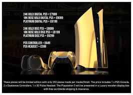 The ps5 's price hasn't been announced yet. Truly Exquisite Offering 24k Gold And 18k Rose Gold Ps5 Pre Order Limited Malwaretips Community