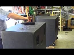 Textured paint for speaker cabinets. Duratex Orange Peel Roller Grade Application By Advance Sound And Lighting Youtube
