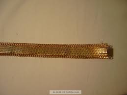 Altes Erbstuck 2 Cm Breites Toledo Armband M Steinchen Vergoldet Edel