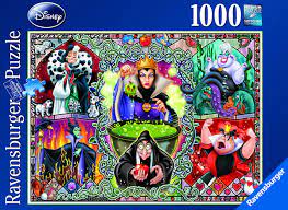 Ravensburger 2000 piece jigsaw puzzle: Disney Wicked Women Puzzle 1000pc 1 000 Pieces Jigsaw Puzzles The Puzzle Shop