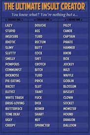 Rude Names To Call Your Brother