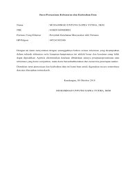 Demikian surat pernyataan kebenaran dan keabsahan d. Cpns Surat Pernyataan Kebenaran Dan Keabsahan Data