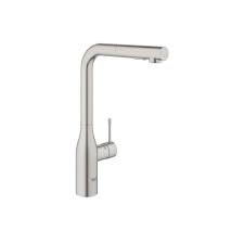 Grohe minta montageanleitung auf www calmwaters de. Grohe Essence Kuchenarmatur 30270dc0 Supersteel Mit Herausziehbarer Spulbrause