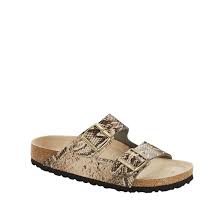 Promos, ventes flash pour ne plus rater une occasion de faire une bonne affaire ! Ledersandalen Arizona Beige Bedruckt Motiv Python Birkenstock La Redoute