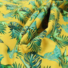 Elegant fun floral pattern colorful teal carnation fabric beautiful and delicate pattern of colored carnations. Freedom Printed Velvet Fabric Yellow Teal Jungle All Floral Pattern Upholstery Fabrics Ctr 483 Yorkshire Fabric Shop