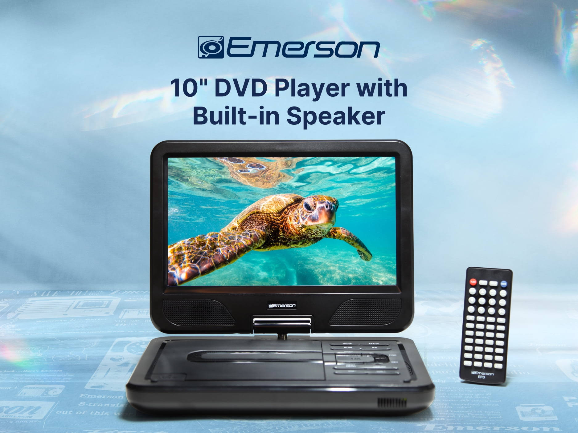 Emerson 10.1" DVD Player with Built-in Speaker