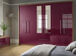 Starplan Harmony Free Standing Bedroom Wardrobes Aubergine Gloss Tobacco Walnut Bedroom Bedroom Furniture Bedroom Wardrobe