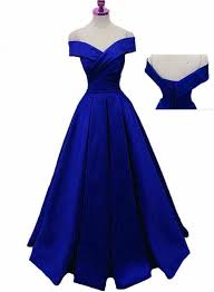 Gorgeous Satin Long Handmade Party Dress 2019 Off The Shoulder Formal Dress Party Gowns Party Dress Long Evening Gowns Formal