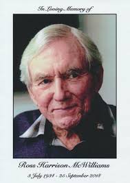 Ross McWILLIAMS Obituary (2018)
