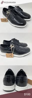 Black And White Wingtip Doc Martens Dr Martens Gabe Polished Oxford Wingtip Soft Wair Martens Brogue Shoes Doc Martens