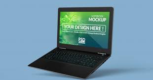 Realistic Laptop Mockups Design In Floating View Paid Ad Ad Mockups View Floating Laptop In 2020 Mockup Design Design Mockup