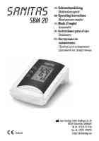 Sanitas blutdruckmessgerät preise vergleichen und günstig kaufen bei idealo.de 10 produkte große auswahl an marken bewertungen & testberichte. Https Www E Manual Eu De Suchen 5 Sanitas Sbc 29