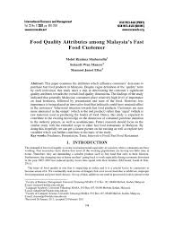 India curbs palm oil imports from malaysia. Fast Food Industry In Malaysia Factor Analysis Data Analysis