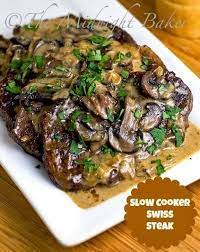 Crockpot Swiss Steak The Man With The Golden Tongs Slow Cooker Beef Recipes Pot Recipes