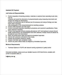 Here is an idea of what this introduction to quality assurance (qa) engineer job description may look like: Free 9 Quality Engineer Job Description Samples In Ms Word Pdf