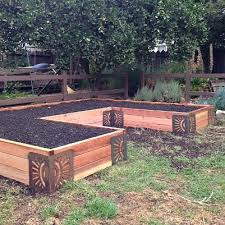 I'm adding five my raised beds to my garden this year and will use 2 x 6 lumber to build them. U Shaped Raised Bed Using The M Brace Garden Beds Raised Garden Raised Garden Beds