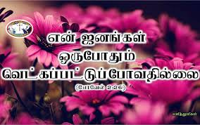 My People Shall Never Again Be Put To Shame Joel 2 26 Bible Words Bible Quotes Tamil Bible