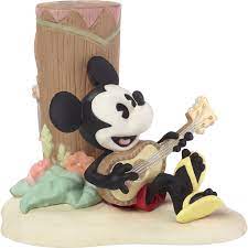 Disney your love warms my heart illuminated figurine. Disney Showcase Mickey Mouse Figurine Life Is A Sweet Melody With You Bisque Porcelain