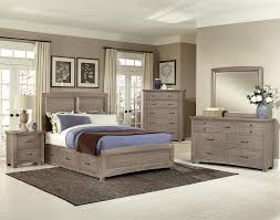 Each drawer can hold 22 lbs., and base top can hold 33 lbs. Vaughan Basset Transitions 4 Piece Panel Bedroom Set With 1 Side Storage In Driftwood Oak
