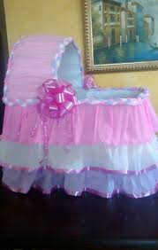 Caja De Regalos Tipo Cuna Como Decorar Cajas Cunas Para Baby Shower Cajas Decoradas