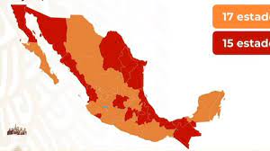 El semáforo covid, un instrumento a largo plazo. Mapa De Mexico Del Semaforo Epidemiologico Del 6 Al 12 De Julio As Mexico