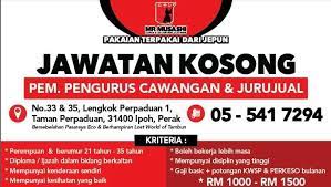 Jobcari.com | jawatan kosong terkini. Sebarang Pertanyaan Sila Kerja Kosong Sekitar Ipoh Facebook