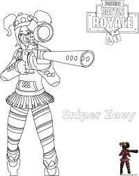 Maybe you would like to learn more about one of these? Coloriage Zoey Sniper Rifle Fortnite Dessin Fortnite A Imprimer