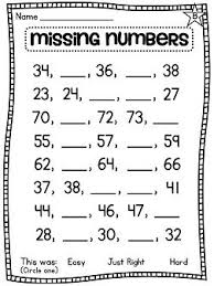 Missing Number Worksheets These Are Awesome First Grade Math 2nd Grade Math Worksheets Counting By 10