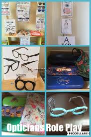 Optician Role Play Area At Home Role Play Areas Dramatic Play Preschool Dramatic Play Activities