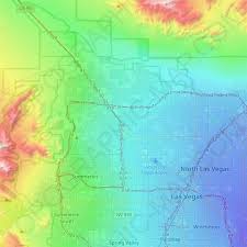 Detaillierte und hochwertige stadtpläne von las vegas, vereinigte staaten kostenlos herunterladen. Topografische Karte Las Vegas Hohe Relief