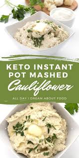 Instant Pot Mashed Cauliflower In 2020 Cauliflower Recipes Healthy Vegan Recipes Healthy Good Healthy Recipes
