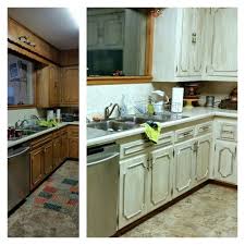 Sweet Cream Cabinets With Toasted Marshmallow And Espresso Wash Beautiful Change Home Kitchens Painting Oak Cabinets Kitchen Cabinets