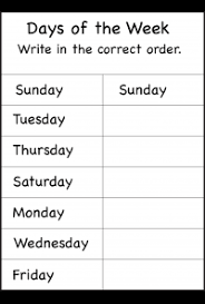 A set of fun and free worksheets to practice days of the week in kindergarten! Spelling Days Of The Week Free Printable Worksheets Worksheetfun