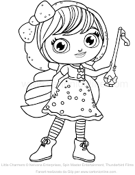 Shimmer and shine with his lamp. Lavender Of Little Charmers Coloring Pages Coloring Home