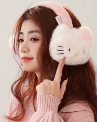 Hello Kitty Winter Earmuffs Headband 🌸❄️ shop link in bio #hellokitty  #hellokittyaddict #hellokittylover #hellokittycore #hellokittyaesthetic  #sanrio #sanrioaesthetic #sanriocore #earmuffs #y2k