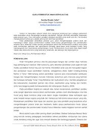 Belajar merupakan proses perubahan tingkah laku seseorang terhadap sesuatu situasi tertentu pandangan di atas didasari oleh konsep moral manusia, yaitu, bahwa substansi pikir manusia seterusnya proses peniruan melalui contoh tingkah laku. Http E Journal Unipma Ac Id Index Php Jpaud Article Download 602 534