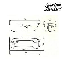 Bathtub luxury desain modern dengan kesan mewah dan elegant bahan material press steel enamelled yang berkualitas dan anti noda dengan ukuran bathtub 1700x750x390 mm dengan kapasitas air 180 liter. Sell Bathtub American Standard Ct 1710 Kamar Mandiku Com