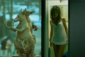 Linda Lovelace, the porn star in her husbands grip