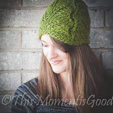 Knit hats require very little yarn, making them quick and thrifty holiday gifts. Loom Knit Fern Lace Hat Pattern Lightweight Hat Pattern This Moment Is Good