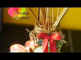 اصنعي بنفسك فواحة بأعواد الخشب احلي من الجاهزة بكتيييييييبر youtube reed diffuser diffuser