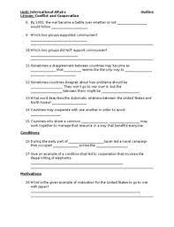 Foreign policy diplomacy icivics answers. Icivics Conflict And Cooperation Outline By Elizabeth Brown Tpt