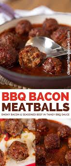 Bbq Bacon Meatballs Recipe Appetizer Or Dinner Dinner Then Dessert In 2020 Bacon Meatball Recipe Bbq Bacon Appetizer Recipes