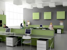 Open Office Interior Design And Furniture Interior Smart White Gray Small Office D Office Interior Design Modern Office Interior Design Modern Office Interiors