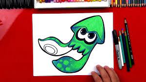 Found 34 free splatoon drawing tutorials which can be drawn using pencil, market, photoshop, illustrator just follow step by step directions. How To Draw Splatoon Inkling Squid Art For Kids Hub