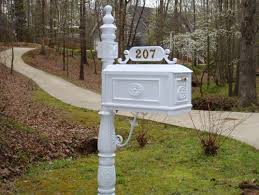 Check spelling or type a new query. White Cast Aluminum Decorative Mailbox Better Box Mailboxes