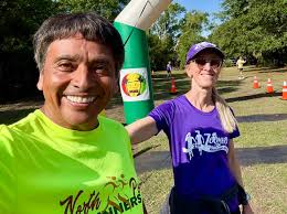 Paced this guy to a 21:29 today! 3rd female. Great job everyone! ♥️💙