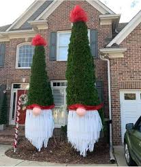 Gnome Christmas Trees Outdoor Christmas Decorations Christmas Decorations Diy Outdoor Candy Christmas Decorations