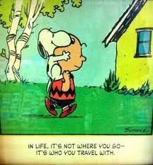 In Life Quotes Cute Quote Life Cartoons Life Quote Charlie Brown Snoopy Snoopy Quotes Traveling By Yourself Charlie Brown