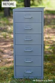 Ikea Hack Helmer Drawer Set Infarrantly Creative Annie Sloan Chalk Paint On Metal Shabby Chic Ikea Annie Sloan Chalk Paint